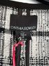 Cynthia Rowley Plaid Black White Jacket Size M - photo 5