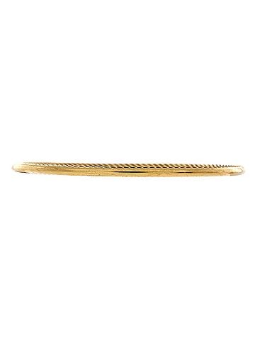 David Yurman Cable Inside Out Bangle Bracelet 18K Yellow Gold 3mm (view 1)
