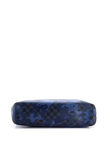 Louis Vuitton Hunter Handbag Limited Edition Camouflage Damier Cobalt (view 2)