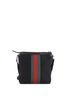 Gucci 100% Canvas Plain Black Web Messenger Bag Techno Canvas Small One size - photo 4
