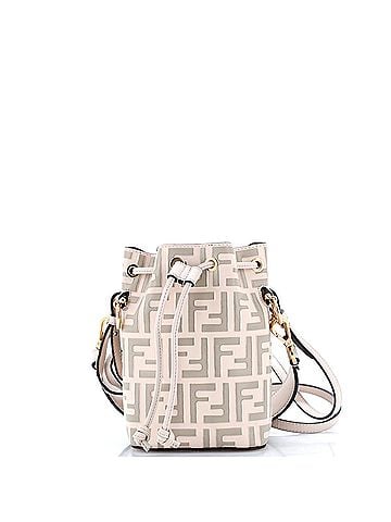 Fendi Mon Tresor Bucket Bag Zucca Embossed Leather Mini (view 1)