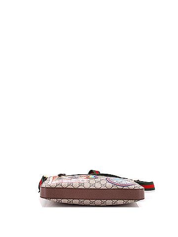 Gucci Courrier Zip Messenger GG Coated Canvas with Applique Medium (view 2)