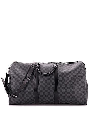 Louis Vuitton Keepall Bandouliere Bag Damier Graphite 55 (view 1)