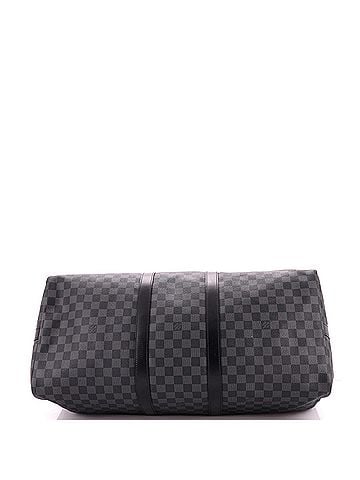 Louis Vuitton Keepall Bandouliere Bag Damier Graphite 55 (view 2)