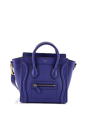 Céline Luggage Bag Grainy Leather Nano (view 1)