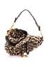 Christian Dior 100% Canvas Plain Brown Black Saddle Handbag Mizza Embroidered Canvas Medium One size - photo 1