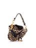 Christian Dior 100% Canvas Plain Brown Black Saddle Handbag Mizza Embroidered Canvas Medium One size - photo 3