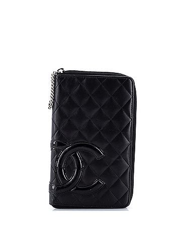 Chanel Cambon Zip Around Organizer Wallet Quilted Lambskin (view 1)