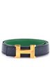 Hermès 100% Leather Constance Reversible Belt Leather Thin One size - photo 1