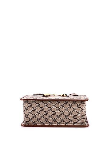 Gucci Horsebit 1955 Boston Bag GG Coated Canvas Small (view 2)