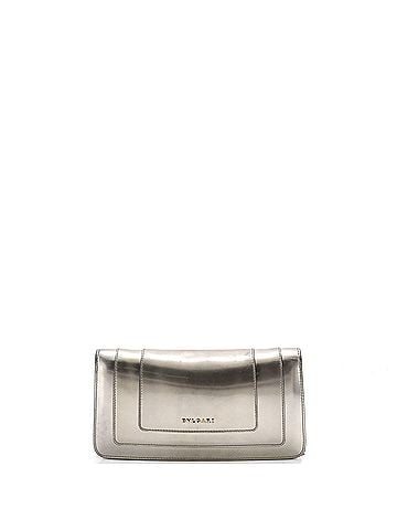Bvlgari Serpenti Forever Chain Clutch Metallic Leather (view 2)
