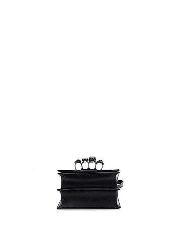 Alexander McQueen Jewelled Flap Satchel Leather Small (view 2)