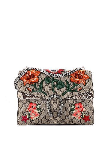 Gucci Dionysus Bag Embroidered GG Coated Canvas with Python Medium (view 1)