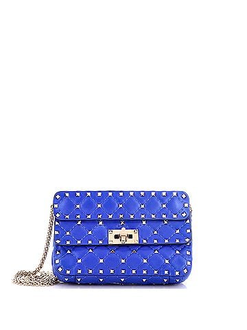 Valentino Garavani Rockstud Spike Flap Bag Quilted Leather Small (view 1)