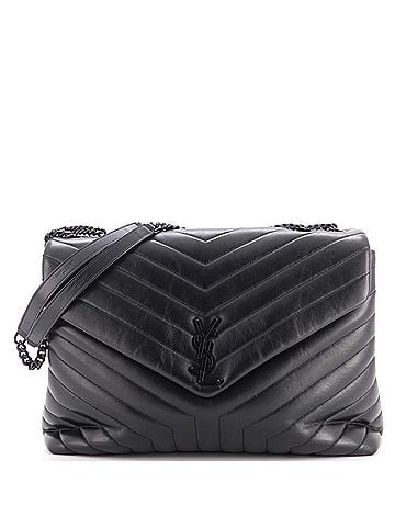 Saint Laurent Loulou Shoulder Bag Matelasse Chevron Leather Large (view 1)