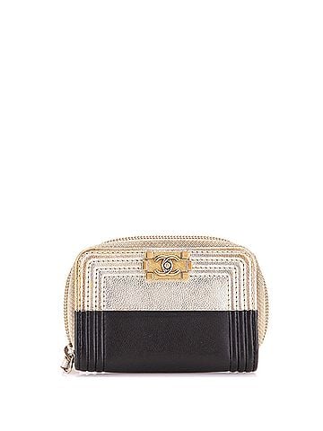 Chanel Compact Boy Wallet Glazed Iridescent Calfskin (view 1)