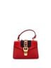 Gucci 100% Leather Red Sylvie Top Handle Bag Leather Mini One size - photo 1