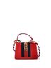 Gucci 100% Leather Red Sylvie Top Handle Bag Leather Mini One size - photo 2