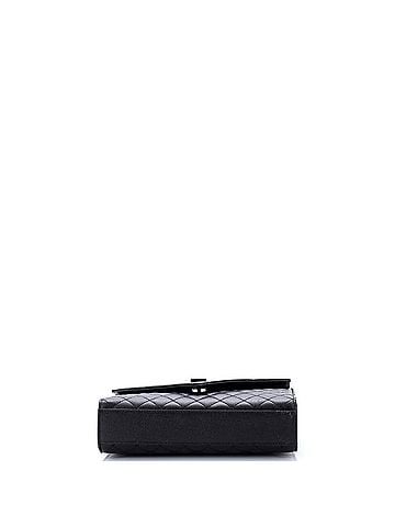 Saint Laurent Classic Monogram Envelope Satchel Mixed Matelasse Leather Medium (view 2)