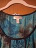 DressBarn Floral Blue Black Sleeveless Blouse Size 3X - photo 3