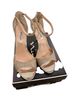 Nina Gold Glitter Open-Toe Ankle Strap Heels Heels - photo 2