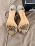 Nina Gold Glitter Open-Toe Ankle Strap Heels Heels - photo 4