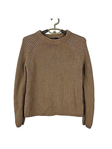 Quince organic cotton ribbed knit fisherman sweater Pullover Sweater (view 1)