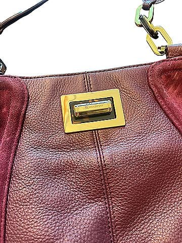 B Makowsky Leather Shoulder Bag (view 2)