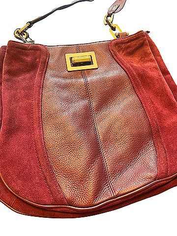 B Makowsky Leather Shoulder Bag (view 1)
