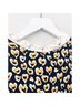 Sandro Leopard Heart Print Ruffle Collar Blouse Long Sleeve Blouse - photo 4