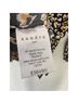 Sandro Leopard Heart Print Ruffle Collar Blouse Long Sleeve Blouse - photo 3