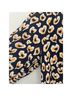 Sandro Leopard Heart Print Ruffle Collar Blouse Long Sleeve Blouse - photo 5