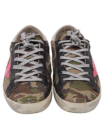 Golden Goose Golden Goose Camouflage Design in Multicolor Canvas (view 2)