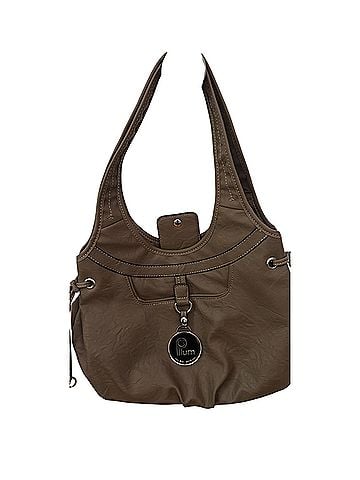 Plum Leather Hobo (view 1)