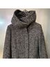 Cole Haan Black White Wool Coat Size 2 - photo 5