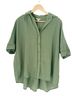 Max Studio 100% Polyester Green Short Sleeve T-Shirt Size S - photo 1