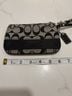 Coach Graphic Black Gray Leather Wristlet One size - photo 4