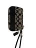 Coach Graphic Black Gray Leather Wristlet One size - photo 1