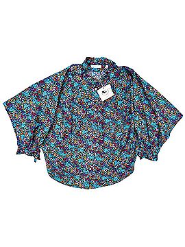 DÔEN Rose Top - Navy Lady Bird Button-Down Shirt (view 1)