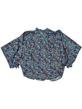 DÔEN Rose Top - Navy Lady Bird Button-Down Shirt (view 2)