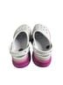 Crocs White Pink Mule/Clog Size 10 - photo 2