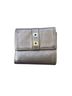 Perlina Gray Silver Leather Belt One size - photo 1