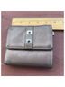 Perlina Gray Silver Leather Belt One size - photo 10