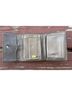 Perlina Gray Silver Leather Belt One size - photo 5