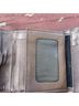Perlina Gray Silver Leather Belt One size - photo 8