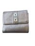 Perlina Gray Silver Leather Belt One size - photo 2