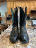 Ariat 100% Leather Black Boots Size 8 - photo 12