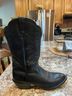 Ariat 100% Leather Black Boots Size 8 - photo 11