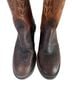 Double H Boots 100% Leather Brown Boots Size 7 1/2 - photo 1