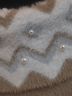 Boston Proper Brown White Pullover Sweater Size M - photo 5